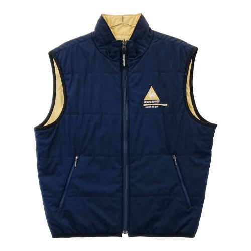 値下げ　セット　M 　 中綿ベスト&スカート ルコック　ゴルフ　 29700円 LE COQ GOLF ルコックゴルフ リバーシブル 中綿ベスト ネイビー