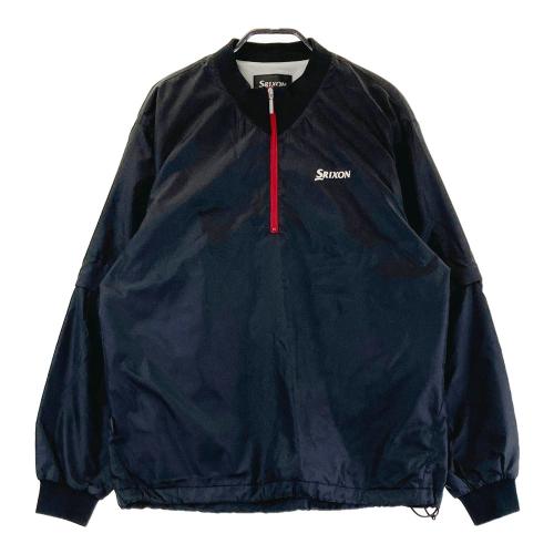 サイズ：M SRIXON スリクソン by DESCENTE ハーフジップ 半袖Tシャツ  イエロー系 [240101417915] ゴルフウェア メンズ ストスト SRIXON スリクソン by DESCENTE ハーフジップ 半袖Tシャツ