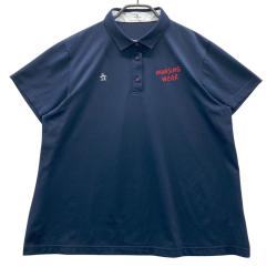 Munsingwear - coco 中古 マンシングウェア Munsing wear レディース セットアップ M 紺 ネイビー 訳あり ベスト×スカート 中綿 総柄 Munsingwear - coco 中古 マンシングウェア Munsing wear