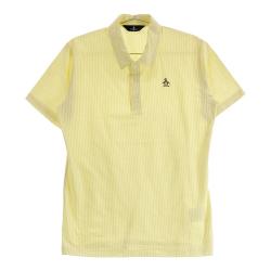 【未使用品】Munsingwear ストライプ ゴルフシャツ L タグ付き Amazon.co.jp: [マンシングウェア] 半袖シャツ ストライプ柄 前