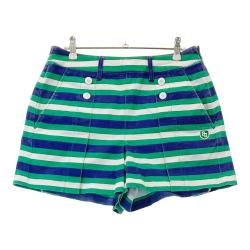 ★未使用 パーリーゲイツ ショートパンツ サイズ0 S レディース チェック パーリーゲイツ PG 【ストレッチ】チェックドビーショートパンツ