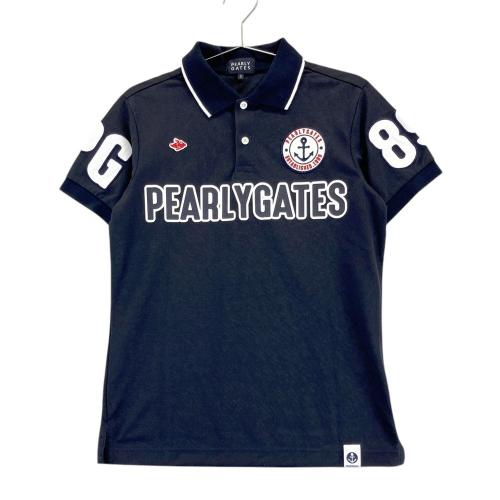 PEARLY GATES ネイビー ポロシャツ　新品未使用 PEARLY GATES パーリーゲイツ 半袖ポロシャツ ネイビー系 サイズ