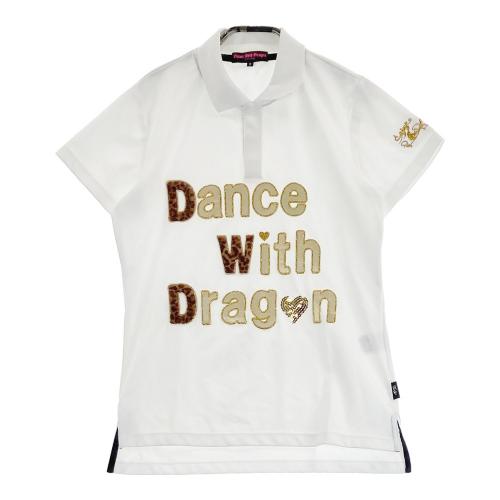 DANCE WITH DRAGON ダンスウィズドラゴン 半袖ポロシャツ ホワイト系