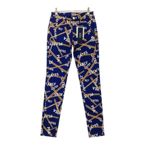 新品　パーリーゲイツ　パンツ　ストレッチ　総柄　ブラック　ホワイト　サイズ4 ATHLEACT 4WAYピケ5ポケットパンツ ＜ロゴ総柄＞ | PEARLY GATES