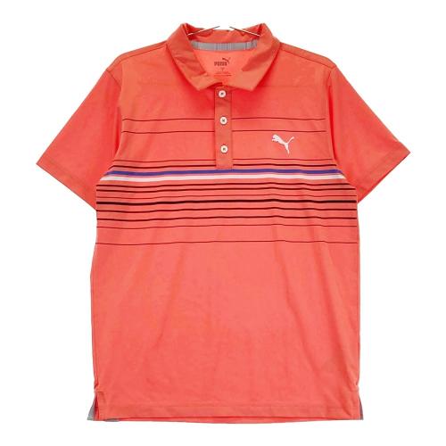 PUMA GOLF プーマゴルフ 半袖ポロシャツ オレンジ系 サイズ：M