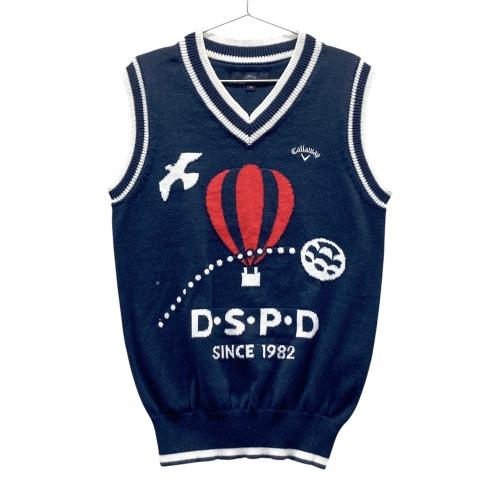 CALLAWAY キャロウェイ Vネック ニットセーター ネイビー系 サイズ：L