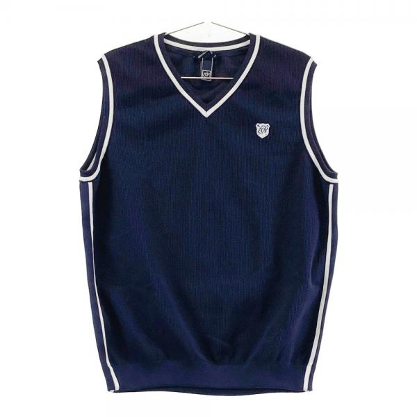 ZOY ゾーイ Vネックベスト ネイビー系 サイズ：3 ランク：A