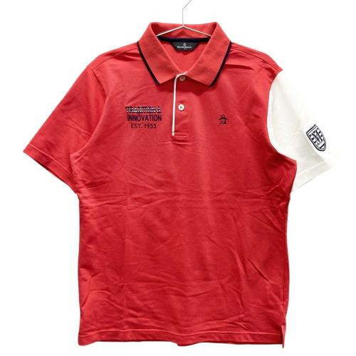 MUNSING WEAR マンシングウェア 半袖 ポロシャツ レッド系