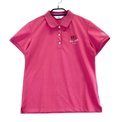 MUNSING WEAR マンシングウェア MGWPTA04 半袖ポロシャツ ピンク系