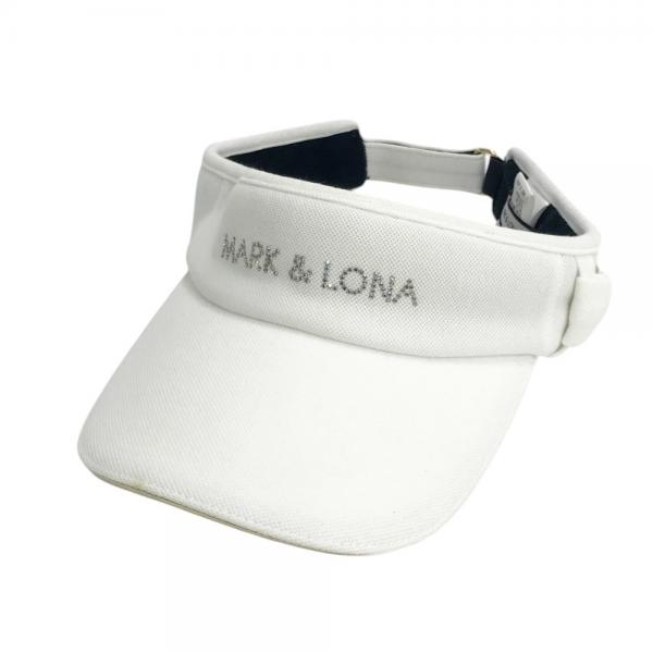 MARK & LONA サンバイザー ホワイト FREE メンズ　未使用品 MARK & LONA サンバイザー ホワイト FREE メンズ 未使用品 楽天