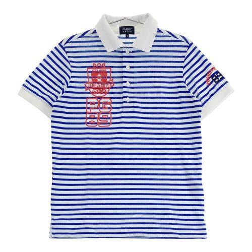 PEARLY GATES パーリーゲイツ 半袖ポロシャツ ブルー系 サイズ：0