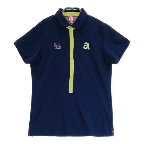ARCHIVIO アルチビオ 半袖ポロシャツ ネイビー系 サイズ：38 ランク：B