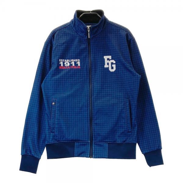 【フィラゴルフ】ファー 中綿スカート ドッキング ワンピース 裏起毛 星柄 M紺 FILA - 【フィラゴルフ】ファー 中綿スカート ドッキング