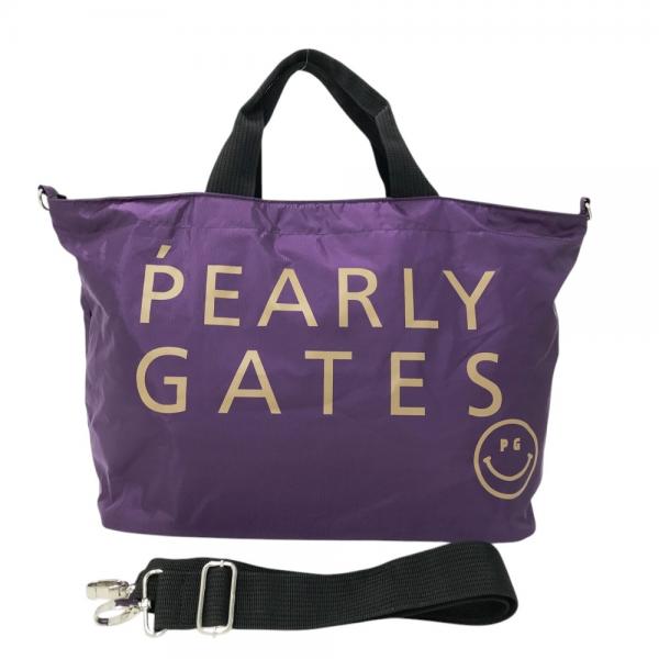 PEARLY GATESパーリーゲイツ ロッカーバック トートバッグ ニコちゃん PEARLY GATES 【美品】PEARLY パーリーゲイツ 2022年モデル