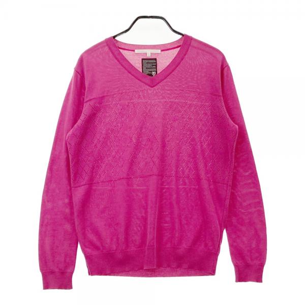MARK & LONA ピンクロゴ入り セーター MARK & LONA ピンクロゴ入り セーター MARK & LONA ピンクロゴ