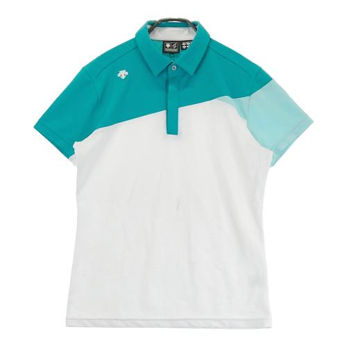 DESCENTE GOLF デサントゴルフ 半袖ポロシャツ ホワイト系 サイズ：M
