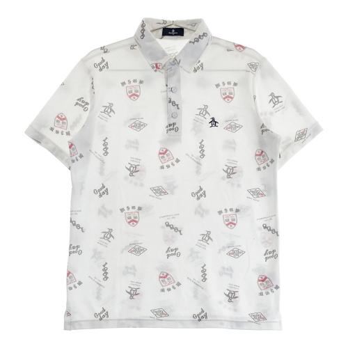 MUNSING WEAR マンシングウェア 半袖ポロシャツ ロゴプリント