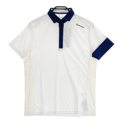 テーラーメイドゴルフ　半袖ポロシャツ　ホワイト サイズ：L TAYLOR MADE テーラーメイド 半袖ポロシャツ ホワイト