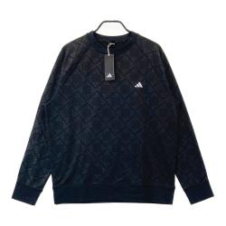 サイズ：M ADIDAS GOLF アディダスゴルフ 2024年 Frost Guard 中綿切替 ハーフジップ 長袖ジャケット 総柄 ホワイト系 [240101493791] ゴルフウェア メンズ ストスト サイズ：M ADIDAS GOLF アディダスゴルフ 2024年 Frost Guard