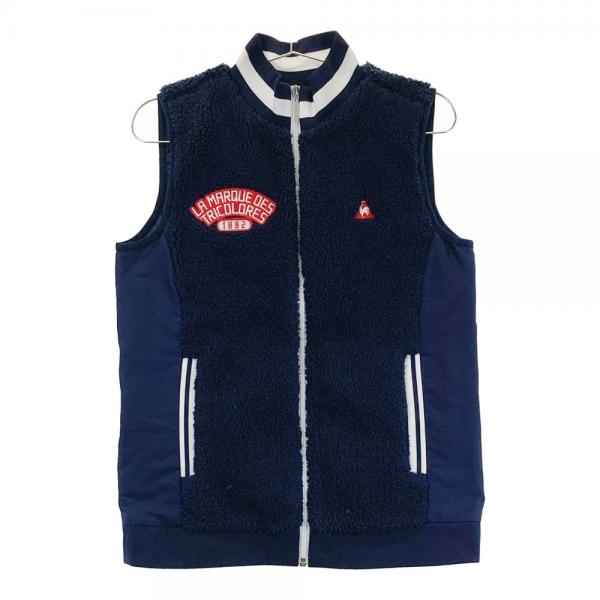 ルコックスポルティフ 中綿べスト ボア 切替 タグ付き スポーツ ■GY01 ルコックスポルティフ 中綿べスト ボア 切替 タグ付き スポーツ □GY01