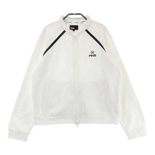 PING ピン 長袖 ジップジャケット ホワイト系 サイズ：S ランク：B
