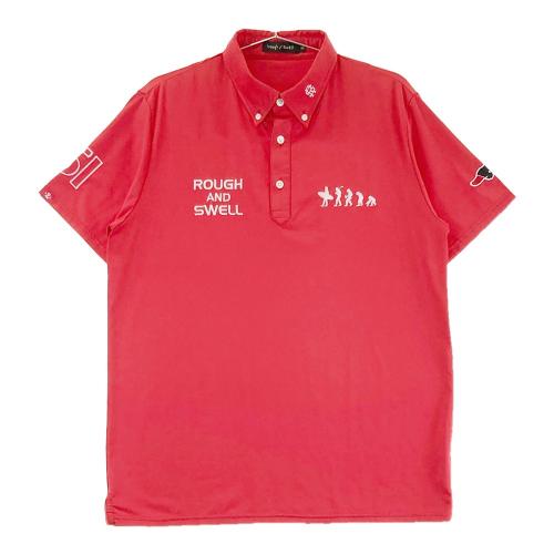 サイズ：L ROUGH&amp;SWELL ラフアンドスウェル  カシミヤ Vネック ニットセーター  レッド系 [240101420213] ゴルフウェア メンズ ストスト カジュアルゴルフドットコムby PALM SPRINGSにrough&swell［ラフ