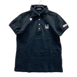 パーリーゲイツ レディース半袖ポロシャツ ネイビー　サイズ2 中古 レディース パーリーゲイツ PEARLY GATES 半袖ポロシャツ 2(L) 紺