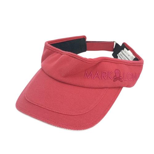 MARK&LONA マークアンドロナ サンバイザー レッド系 ランク：B