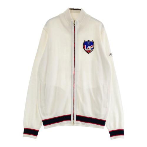 キャロウェイ ダブルジップ ニット ジャケット ホワイト LLサイズ キャロウェイ ダブルジップ ニット ジャケット ホワイト LLサイズ 楽天