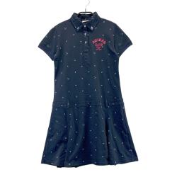 アディダス ゴルフウェア ワンピース レディース S 紺色 UVカット タグ付き アディダス ゴルフウェア ワンピース レディース S 紺色 UV