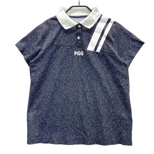 PGG PEARLY GATES パーリーゲイツ プリーツ ロングスカート ネイビー系