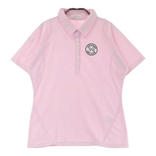 サイズ：L JUN&amp;ROPE ジュン アンド ロペ ERM-21100 半袖ポロシャツ  ピンク系 [240101416569] ゴルフウェア レディース ストスト JUN&ROPE ジュン アンド ロペ ERM-21100 半袖ポロシャツ ピンク