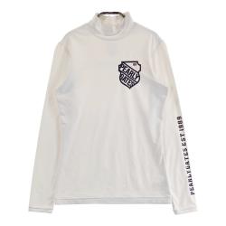 サイズ：1 PEARLY GATES パーリーゲイツ 2024年モデル ハイネック 長袖Tシャツ  グレー系 [240101415096] ゴルフウェア レディース ストスト サイズ：1 PEARLY GATES パーリーゲイツ 2024年モデル