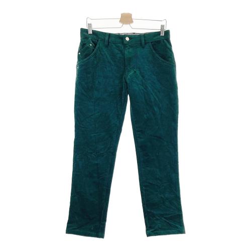 【オシャレ☆Callaway】深緑　チェック　ゴルフパンツ　シルク　サイズL オシャレ☆Callaway】深緑 チェック ゴルフパンツ シルク サイズ