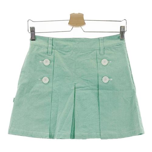 JACK BUNNY ジャックバニー インナー付スカート チェック柄 グリーン系