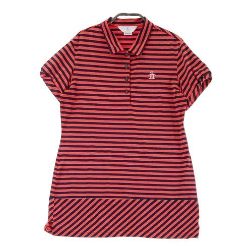 MUNSING WEAR マンシングウェア 半袖ポロシャツ ボーダー柄