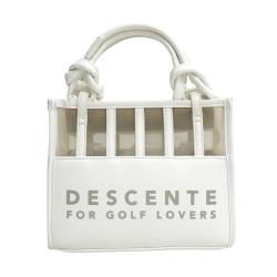 訳あり未使用品⭐︎DESCENTE ゴルフ　ラウンドバッグ ホワイト 訳あり未使用品⭐︎DESCENTE ゴルフ ラウンドバッグ ホワイト 訳