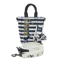 【新品未使用】PEARLY GATES 　ショルダー付BIGトートバッグ ショッパー風 バッグ (大) (UNISEX)｜PEARLY GATES（パーリー
