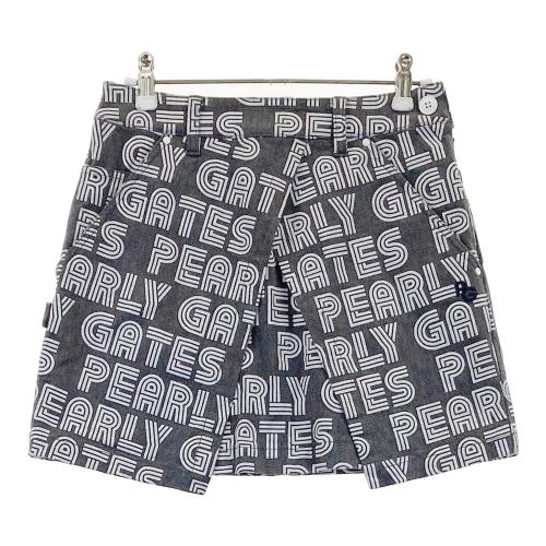PEARLY GATES パーリーゲイツ ストレッチスカート カモフラ柄 グレー系