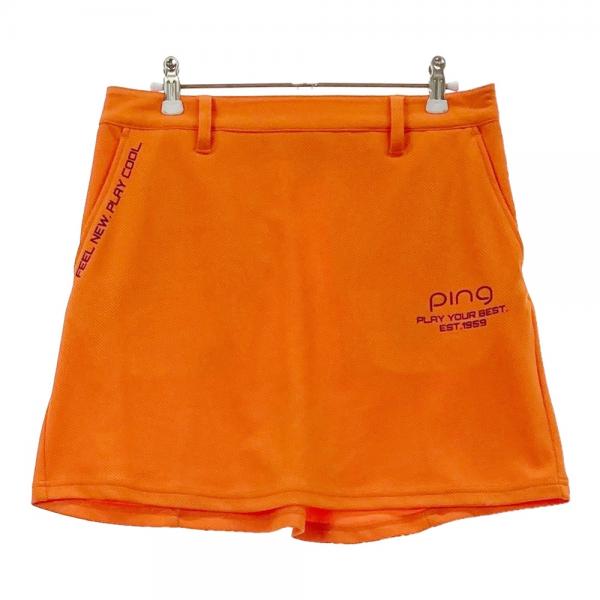 【極美品 】PING レディース スカート Lサイズ オレンジ 極美品 】PING レディース スカート Lサイズ オレンジ 楽天市場