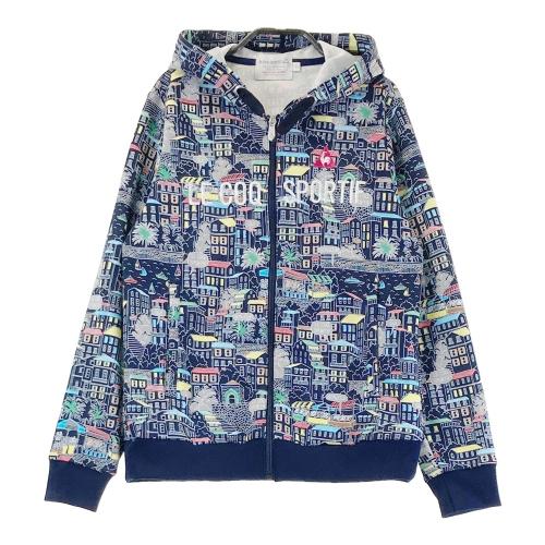 LE COQ GOLF ルコックゴルフ フード付 2WAY ジップジャケット ネイビー
