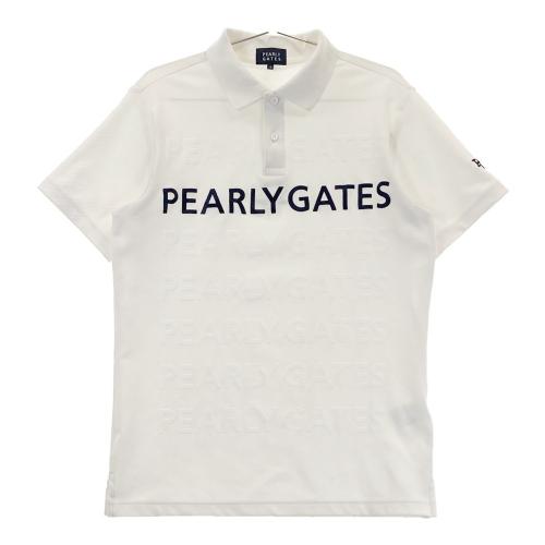 PEARLY GATES ポロシャツ サイズ4 ホワイトパーリーゲイツ　ゴルフ サイズ：4 PEARLY GATES パーリーゲイツ 半袖ポロシャツ
