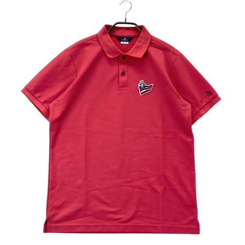 【美品】マンシングウェア Munsingwear ゴルフ ポロシャツ 赤 柄 1-240101528407-m-01-pl.jpg