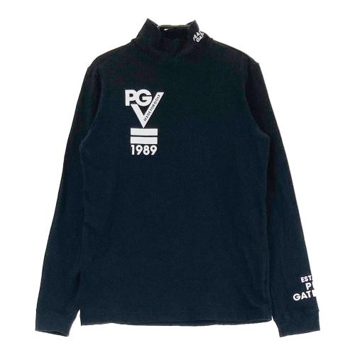 PEARLY GATES パーリーゲイツ ハイネック 長袖Tシャツ ブラック