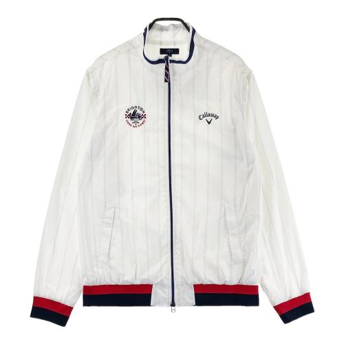 CALLAWAY キャロウェイ 2way ジャケット 裏メッシュ L ホワイト CALLAWAY キャロウェイ 2WAY 裏メッシュ ジップジャケット