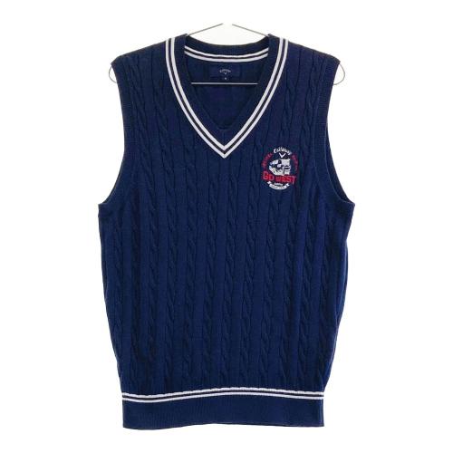 Callawayネイビー Vネックベスト CALLAWAY キャロウェイ Vネックニットベスト ネイビー系 サイズ