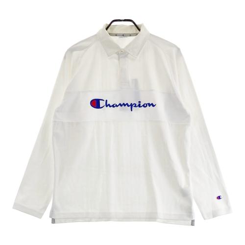 CHAMPION GOLF チャンピオンゴルフ 長袖ポロシャツ ホワイト系 サイズ