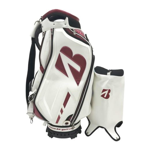 EPON エポン 3点式 スタンド式キャディバッグ ゴルフバッグ ホワイト