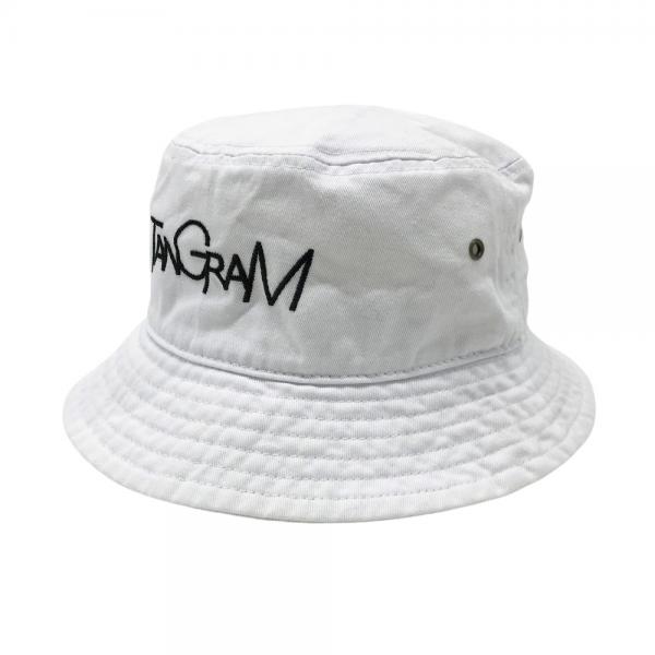 美品 GOLFICKERS × TANGRAM バケットハット ホワイト GOLFICKERS × TANGRAM BUCKET HAT WHITE TGA-UHAT29