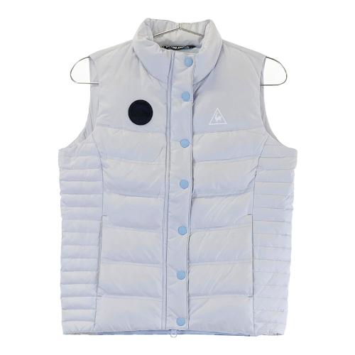 DESCENTE GOLF デサントゴルフ ダウンベスト オレンジ系 サイズ：S